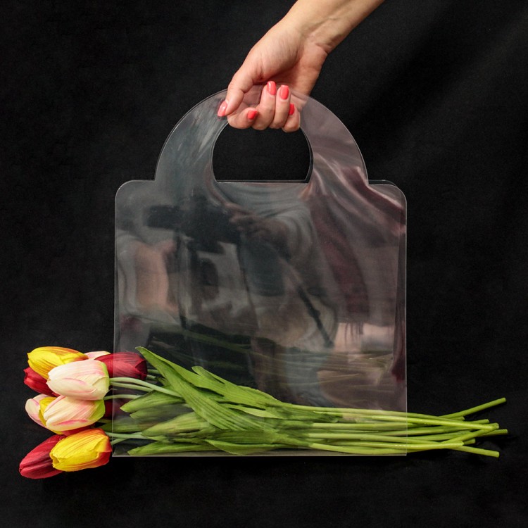 000915-3 Переноска для цветов 25*8*26,5 915 600мкм 1/10 1/200