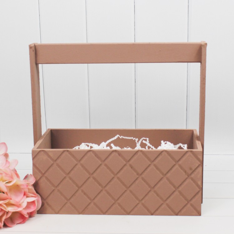 1117741/15 Ящик для декора с Ручкой 25*12*25 Мускат