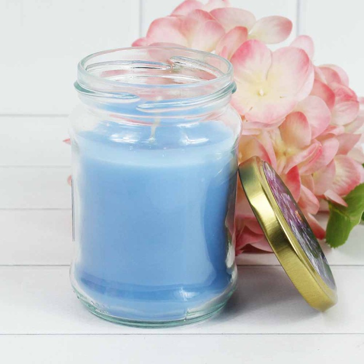 24006602500228 OCEAN BREEZE  Свеча парафиновая в банке ароматизированная H-105мм D-67мм