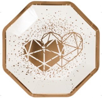 1502-5081 Тарелка фигур Свадьба LUX Vanil 25см6штG 1502-5081 Тарелка фигур Свадьба LUX Vanil 25см6штG