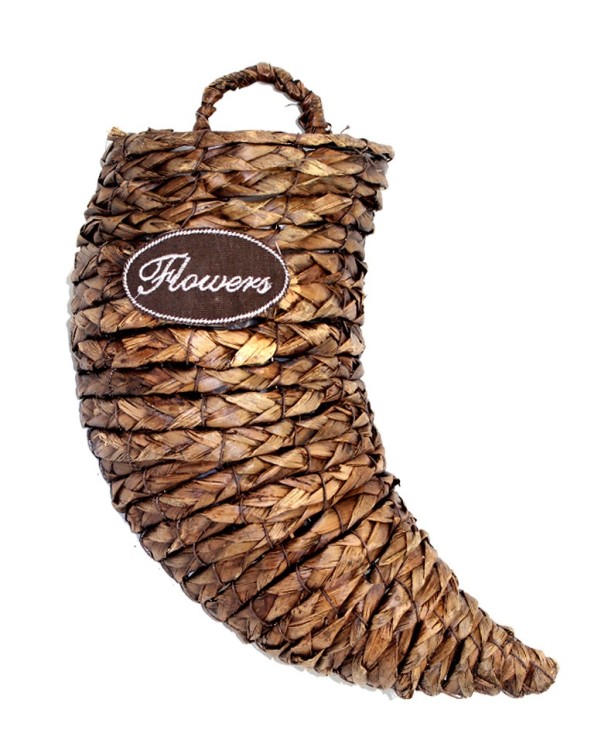 000420-62 Корзина настенная 17*8*40 см "Эксклюзив" для цветов 1/36