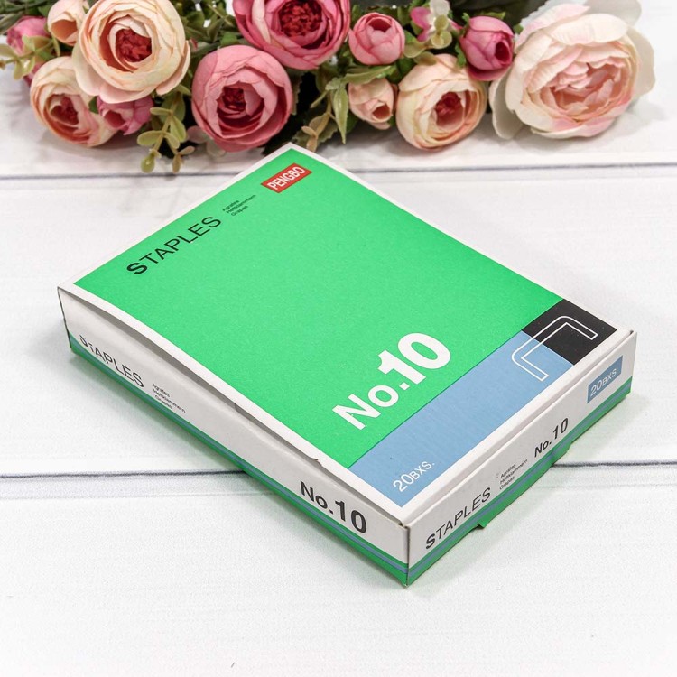 0002018-10 Скобы для степлера № 10 (20пачек) 1/50