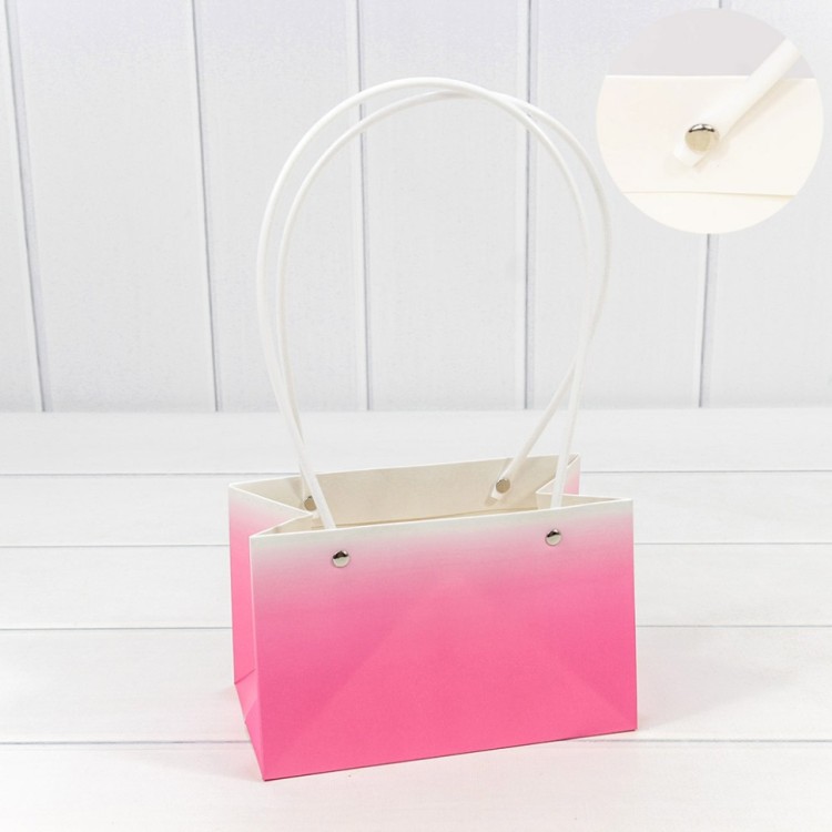 000184GA/9 Пакет подарочный "Ваза для цветов" 19*12*10,5 260г "Градиент" Тёмно-розовый 1/10 1/150 000184GA/9 Пакет подарочный "Ваза для цветов" 19*12*10,5 260г "Градиент" Тёмно-розовый 1/10 1/150