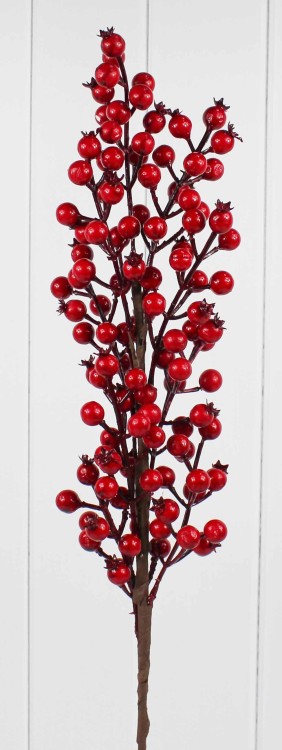 211-01-3808 Искусственные цветы Брусника 40см 1/2