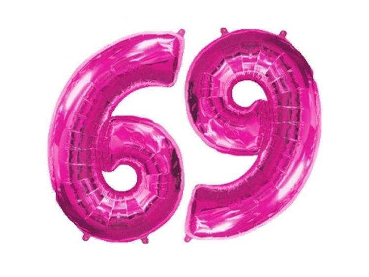 1207-3086 ЦИФРА 6/9 40" Fuchsia