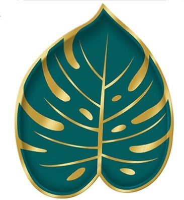 1502-4135 Тарелка Пальмовый Рай 18см 8шт/A