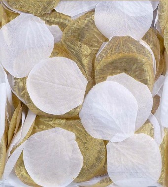 1501-1695 Лепестки Свадебные текстиль золот 300штА 1501-1695 Лепестки Свадебные текстиль золот 300штА