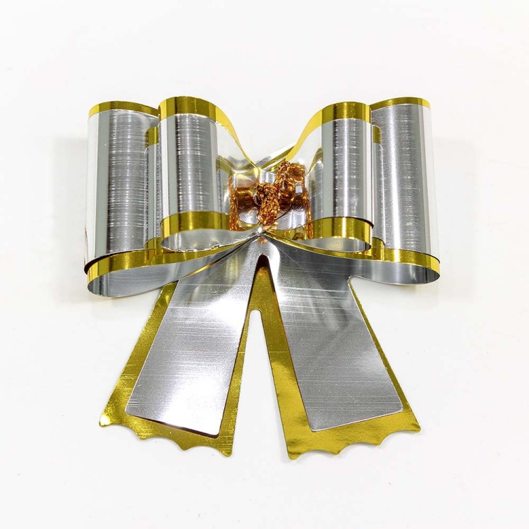 00052120 Бант-бабочка двойной 2 см зеркальный 1/200 1/10000