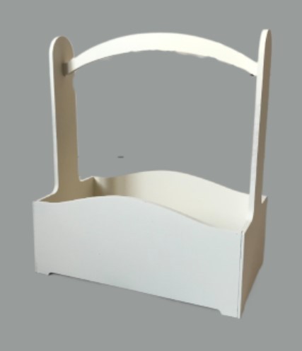 0010373 Ящик для декора Элегант 25*15*30 Бежевый