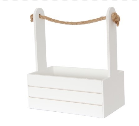 0010182 Ящик для декора 21*12*23 Белый