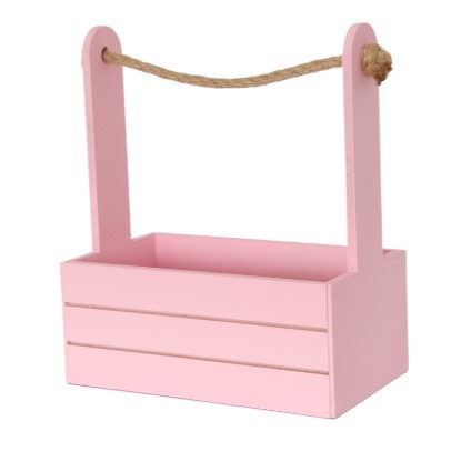 0010186 Ящик для декора 21*12*23 Розовый