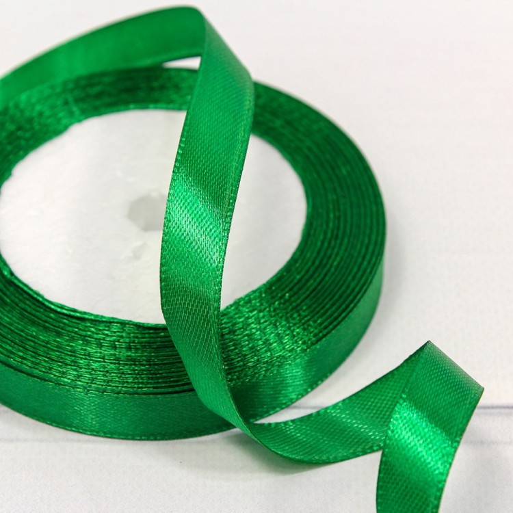 562-12/19 Лента атласная (сатин) 1,2 см*25 ярдов зеленый 1/10 1/120 562-12/19 Лента атласная (сатин) 1,2 см*25 ярдов зеленый 1/10 1/120