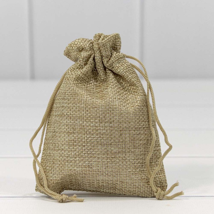 000809I/10 Мешочки из искусственного льна 9*12 1/50 1/2000