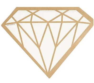 1502-5083 Салфетки фигурные Свадьба Luxe Vanilla 6шт 16см 1502-5083 Салфетки фигурные Свадьба Luxe Vanilla 6шт 16см