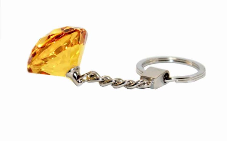 XH60-1 Брелок Сапфир в подарочной коробочке