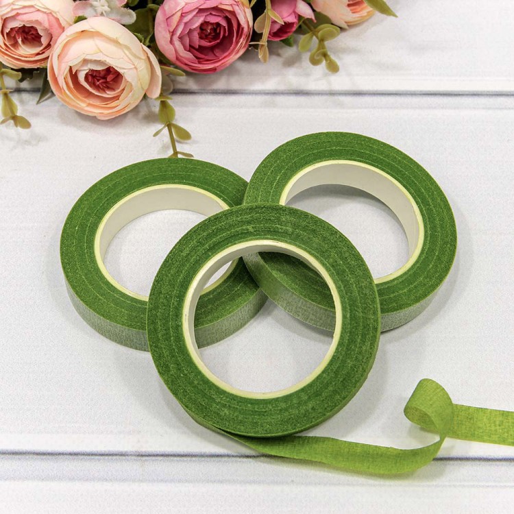 2603/3 Тейп-лента для цветов 1,2 см*25 ярд светло-зеленый 1/12 1/360 2603/3 Тейп-лента для цветов 1,2 см*25 ярд светло-зеленый 1/12 1/360